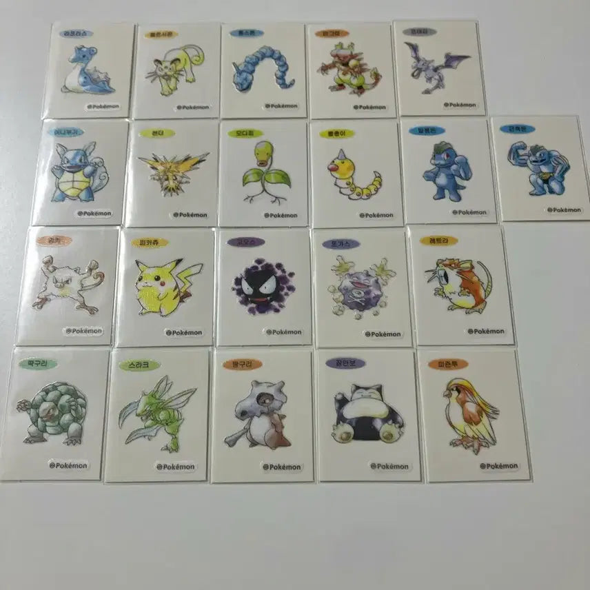 [BUNJANG] Pokemon 30th Anniversary Stickers / 포켓몬 30주년 띠부씰 교환