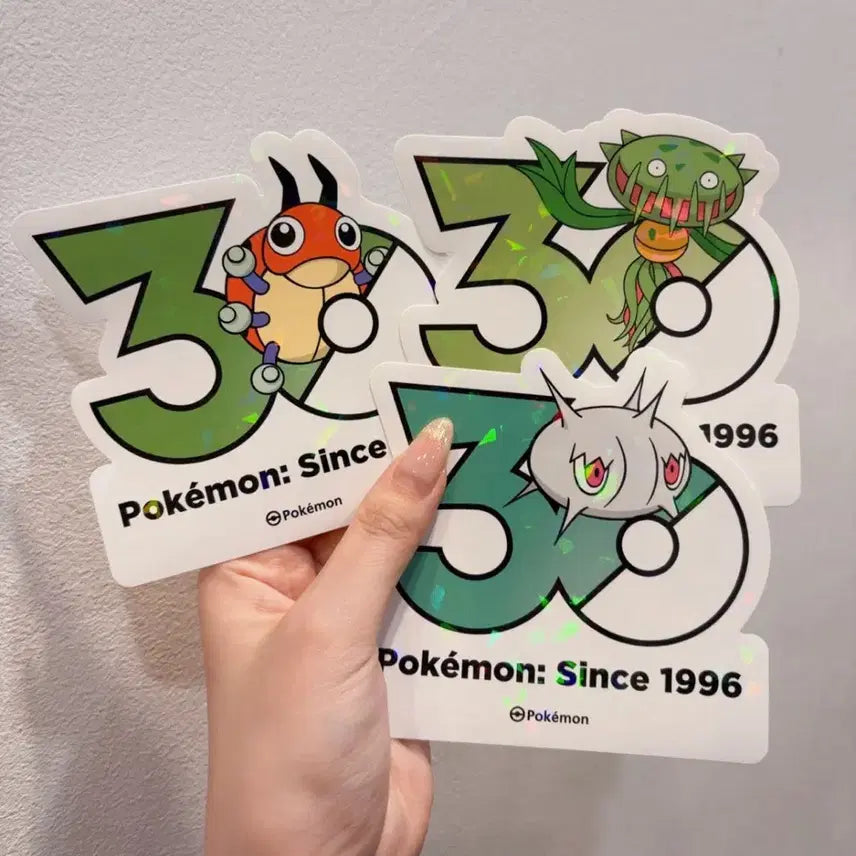 [BUNJANG] Pokémon 30th Anniversary Sticker (Ready-ba Silcoon) / 레디바 실쿤 무스틈니 포켓몬 30주년 스티커
