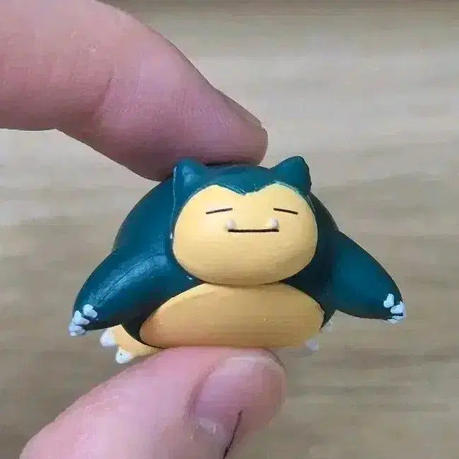 [BUNJANG] Vintage Pokemon Gacha Mini Snorlax Figure / 포켓몬 피규어 고전 가챠 미니 잠만보