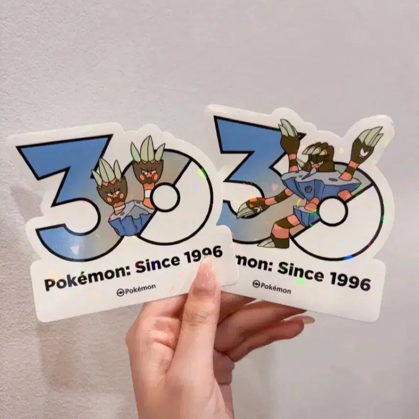 [BUNJANG] Pokemon 30th Anniversary Turtle Hand Sticker Set / 거북손손 거북손데스 포켓몬 30주년 스티커