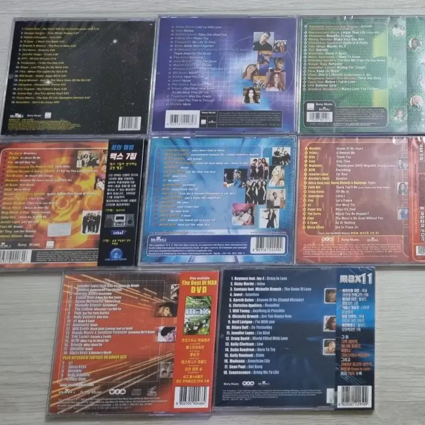 [BUNJANG] Max Compilation Albums 4-11 (8 Sealed CDs) / 팝 컴필레이션/ 맥스 Max 4-11집 총 8장 (미개봉 CD)