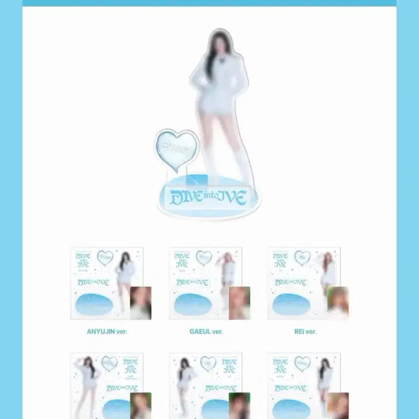 [BUNJANG] IVE Fan Concert DIVE INTO IVE Official Acrylic Stand + Photocard - Rei (Sealed) / 아이브 팬콘 ive md 아크릴 스탠드 + 포카 양도 레이 미개봉