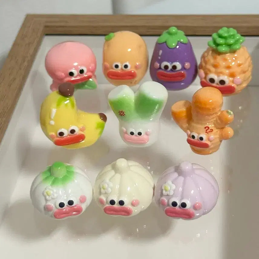 [BUNJANG] Vegetable and Fruit Figure Set / 야채 과일 피규어 일괄