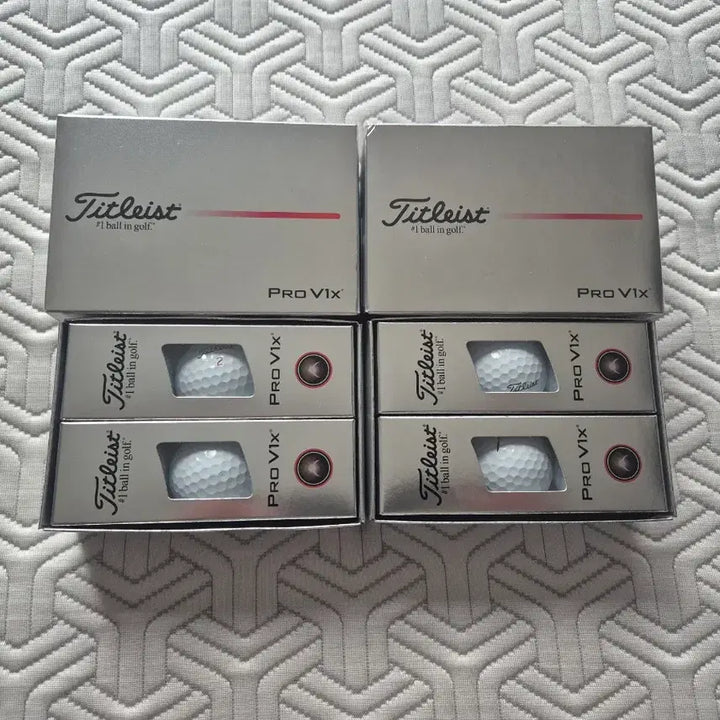 [BUNJANG] Titleist Pro V1x Golf Balls (6 Balls per Box, 2 Boxes) / 타이틀리스트(Titleist) 사의 Pro V1x 골프공 6구 2박스