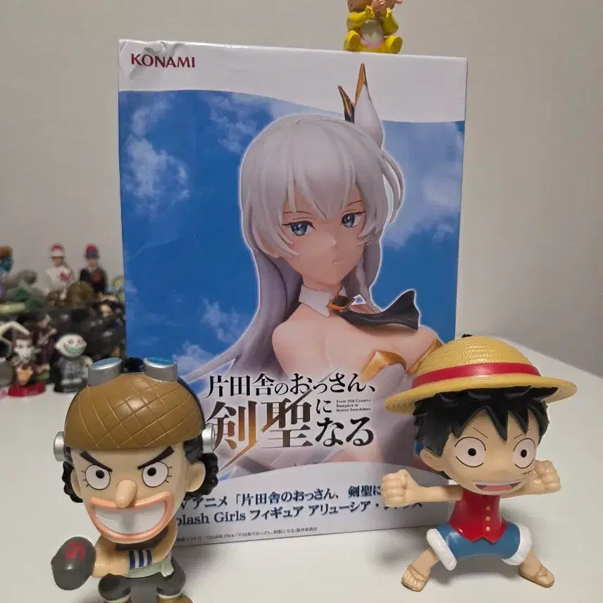 [BUNJANG] Konami Arisia Figure + One Piece Luffy &amp; Other Dolls (Service) / 코나미 아류시아 피규어 + 원피스 루피 외 인형(서비스)