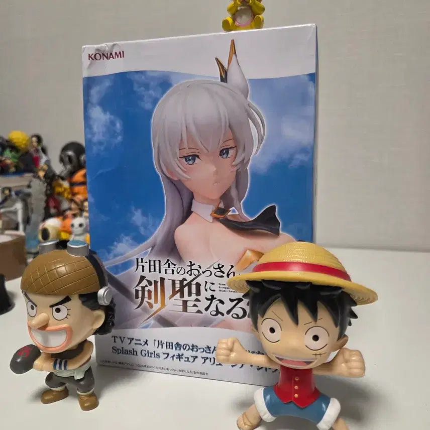 [BUNJANG] Konami Arisia Figure + One Piece Luffy &amp; Other Dolls (Service) / 코나미 아류시아 피규어 + 원피스 루피 외 인형(서비스)