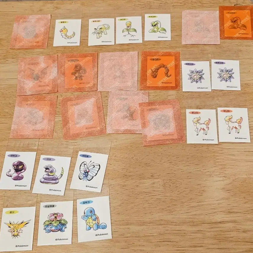 [BUNJANG] Pokemon 30th Anniversary Artwork Stickers / 포켓몬 30주년 아트워크 띠부씰 판매
