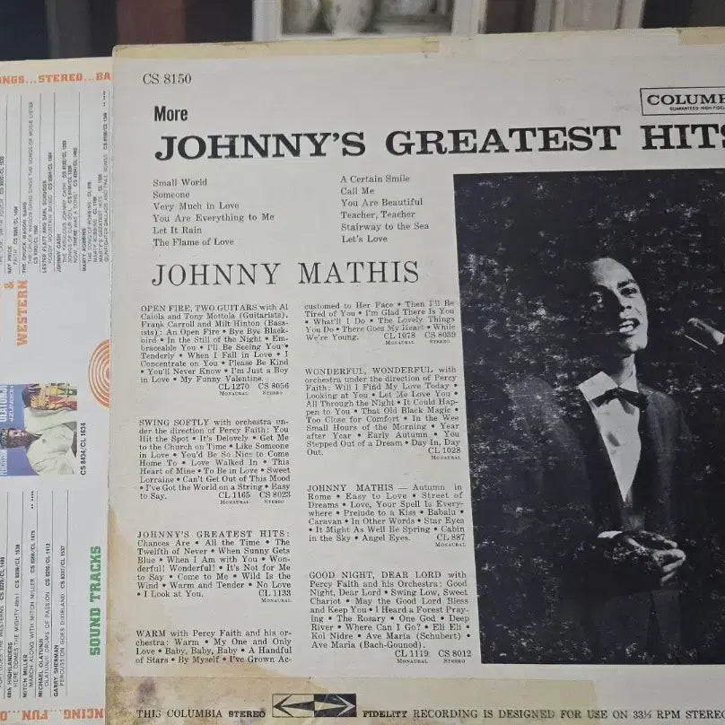 [BUNJANG] Johnny Mathis More Johnny&
