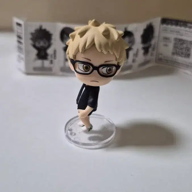 [BUNJANG] Haikyuu!! Tsukishima Kei "Look Back" Gacha Figure / 하이큐 츠키시마 케이 뒤돌아봐요 가챠 피규어