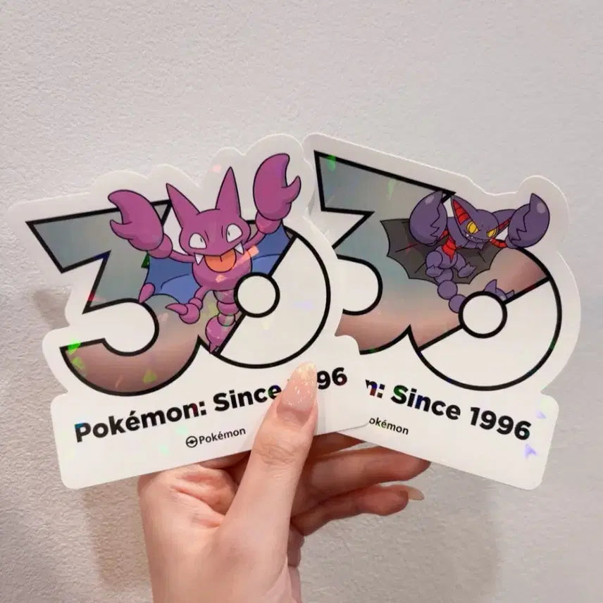 [BUNJANG] Glaiga &amp; Glai-on Pokemon 30th Anniversary Sticker Set / 글라이거 글라이온 포켓몬 30주년 스티커