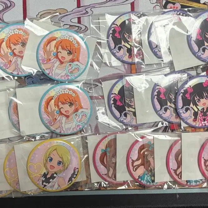 [BUNJANG] Pretty Rhythm Prism Stone Marukuji Can Badge &amp; Keychain / 프리티리듬 프리즘스톤 마루쿠지 캔뱃지 키링 양도