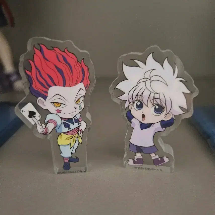 [BUNJANG] Hunter x Hunter Hisoka &amp; Killua Q Version Acrylic Corotto Bundle Set / 덤o) 한정판 헌터헌터 히소카, 키르아 q버전 아크릴 코롯토