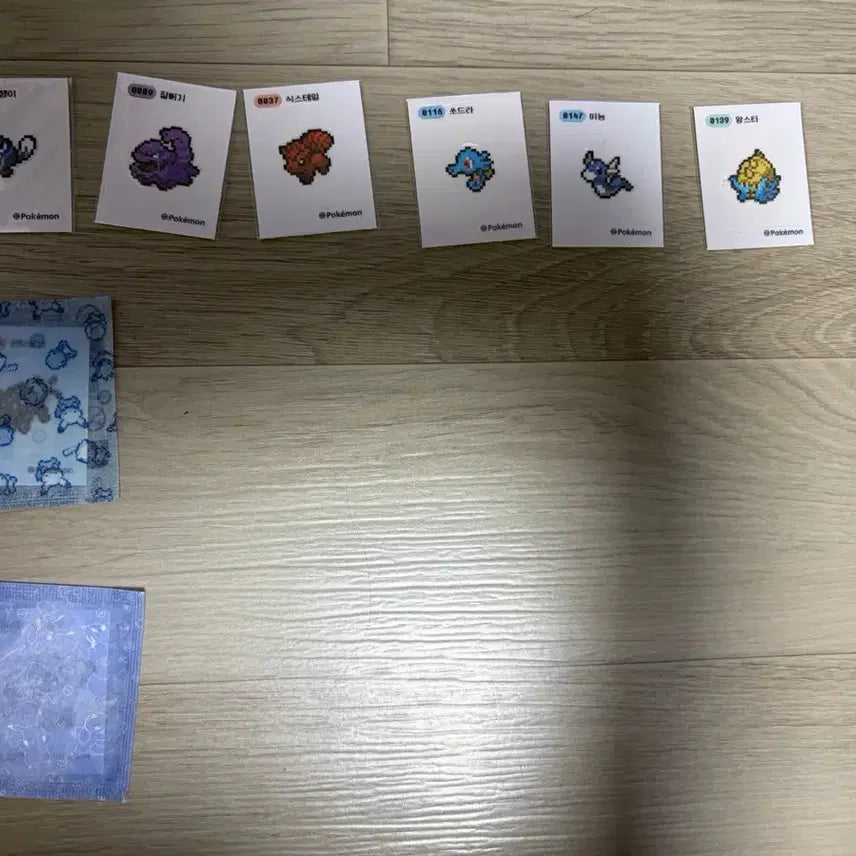 [BUNJANG] Pokemon Pixel Stickers / 픽셀 포켓몬 띠부씰 팔아요