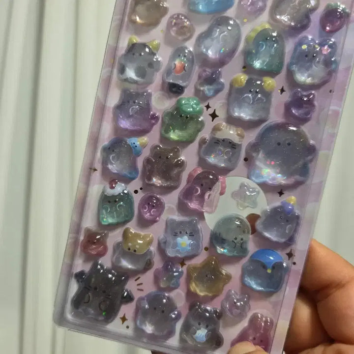 [BUNJANG] Vintage Uruuru Ghost Sticker - Retro Cartoon Character Goods / 빈티지 토이 인형 고전 만화 피규어 캐릭터 굿즈 우루우루 유령 스티커