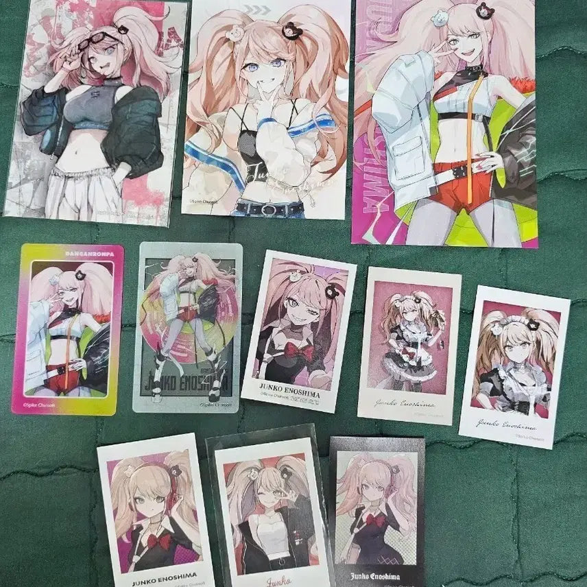 [BUNJANG] Danganronpa Junko Enoshima Bromide Paper Set / 단간론파 에노시마 쥰코 체키 브로마이드 지류 일괄