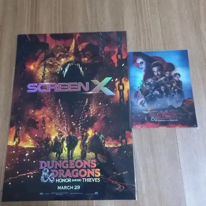 [BUNJANG] Dungeons &amp; Dragons: Honor Among Thieves Movie Posters (IMAX, 4DX, ScreenX, Art Card) / 던전앤드래곤 아이맥스 4DX 포스터 스크린엑스 아트카드 민화 포스터 영화