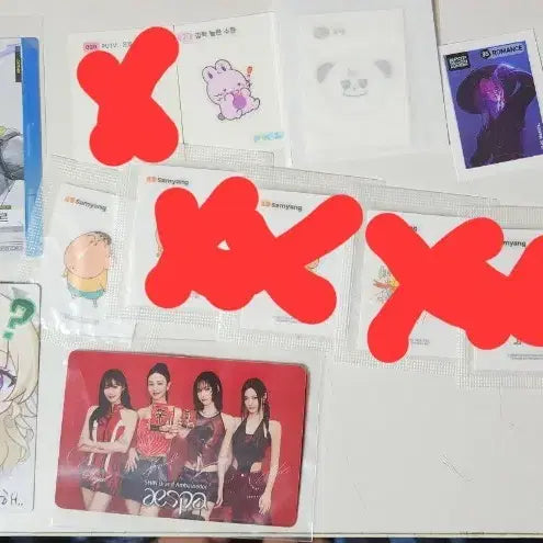 [BUNJANG] Crayon Shin-chan, Wuthering Waves, Project Cellar, Arknights, etc. Photocards and Stickers / 짱구, 명조, 픽셀리, 명일방주 등 포카,띠부씰