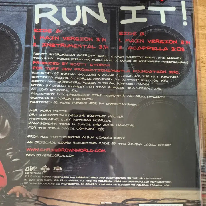 [BUNJANG] Chris Brown Run It! LP (Sealed) / LP (미개봉) 크리스 브라운 Run It!
