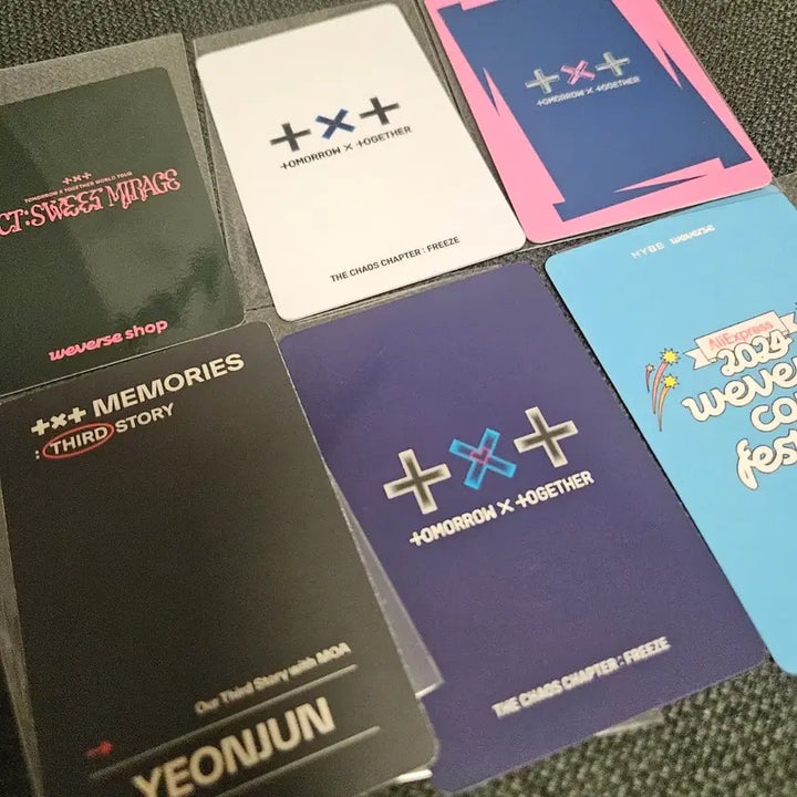 [BUNJANG] TXT Yeonjun Uniform Photocard Bundle Set / 투바투txt 연준 제복 프리즈 이즈위 파오이사웨 메모리즈3 위버스콘