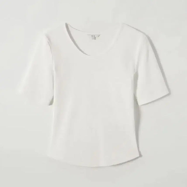 [BUNJANG] sie Abel Round T-Shirt White S / sie 시에 아벨 라운드 티셔츠 화이트 S