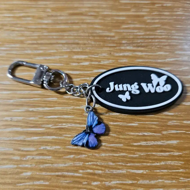 [BUNJANG] NCT Jungwoo Butterfly Charm Keychain / 엔시티 nct 정우 키링 판매합니다!