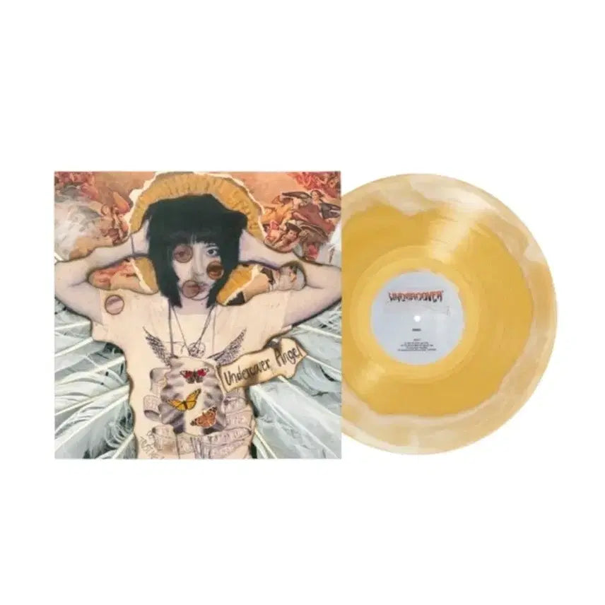 [BUNJANG] Undercover Angel LP Gold &amp; White Swirl / Undercover Angel LP 골드&amp;화이트 스월 택포9