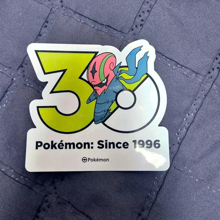 [BUNJANG] Pokemon 30th Anniversary Logo Stickers / 포켓몬 30주년 로고 스티커 쪼마리 어지리더 판매/교환