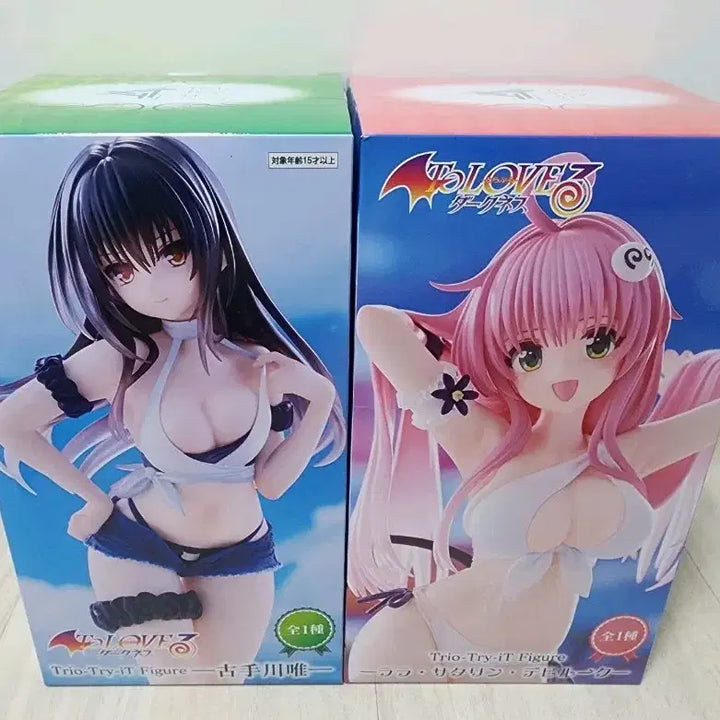 [BUNJANG] To LOVE-Ru Darkness Lala &amp; Yui Bundle Set Sealed Figures / (미개봉)(일괄) To LOVE 트러블 피규어 (라라/유이)