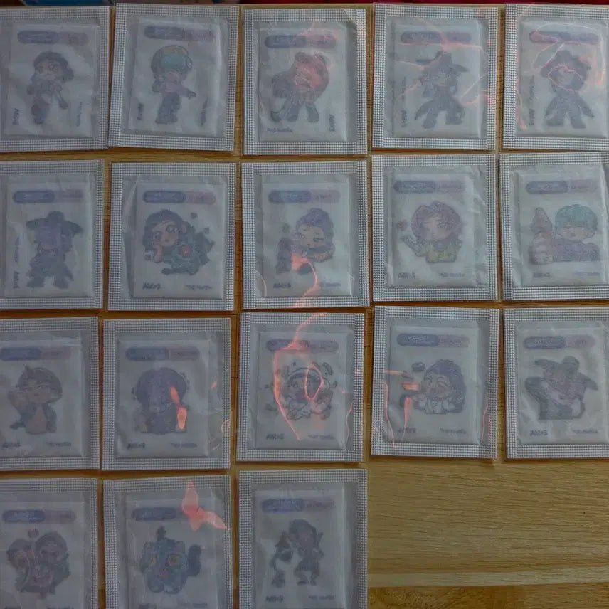 [BUNJANG] Amos Kedahan Tteokbokki Stickers Bundle Set / 아모스 케데헌 띠부씰 일괄판매