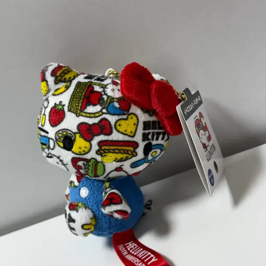 [BUNJANG] Hello Kitty 50th Anniversary Doll Keychain / 헬로키티 50주년 인형 키링