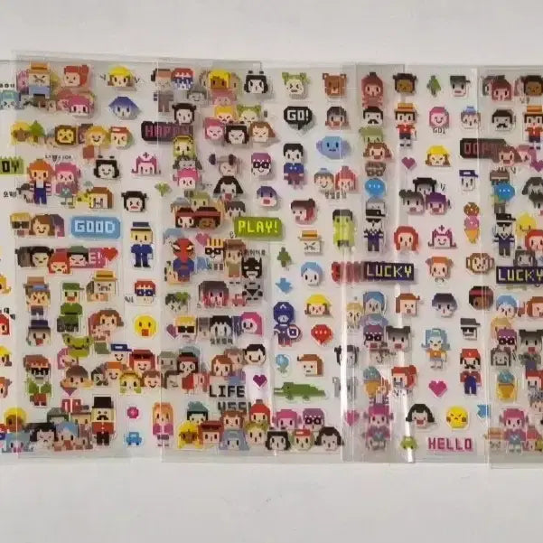 [BUNJANG] My Pixel Studio Sticker Set / 고전문구 마이픽셀 스튜티오 스티커