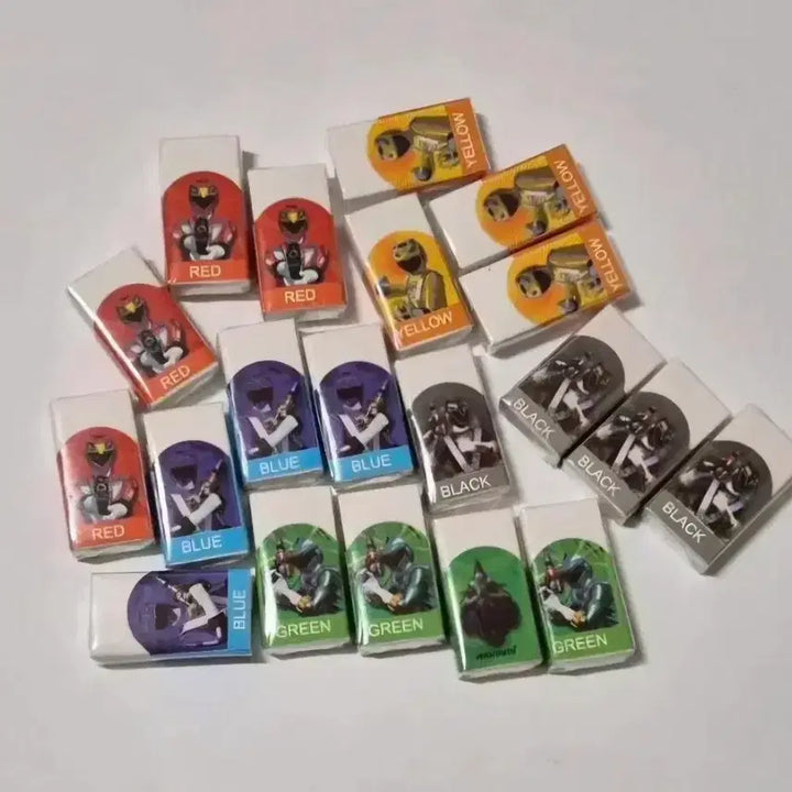 [BUNJANG] Power Rangers Eraser Bundle Set / 5개일괄)고전 파워레인져 지우개