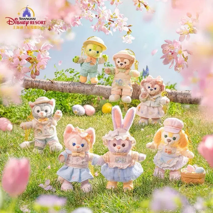 [BUNJANG] Disney Duffy and Friends Shanghai Resort 2025 Spring Series Keychain Full Set / 오늘만) 더피와 친구들 디즈니 리조트 상하이 2025 봄 시리즈 키링