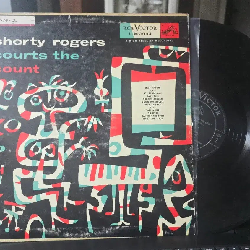 [BUNJANG] Shorty Rogers Courts the Count Jazz LP (US) / 쇼티로저스_Courts the Count_재즈LP(US)