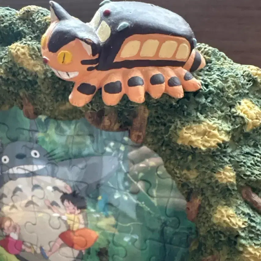 [BUNJANG] My Neighbor Totoro Classic 3D Puzzle Frame / 토토로 고전 입체 퍼즐 액자