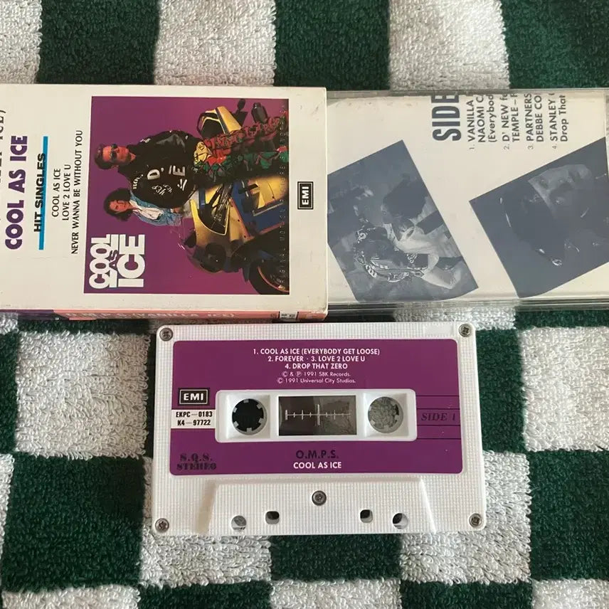 [BUNJANG] Vanilla Ice 90s Movie "Cool as Ice" Soundtrack Cassette Tape / 90년대 영화 바닐라아이스의 사랑과 음악 OST 영화음악 카세트테이프