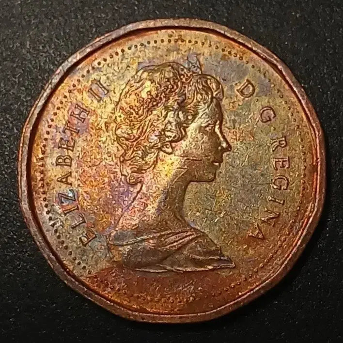 [BUNJANG] 1983 Canada 1 Cent Coin / [토닝] 1983년 캐나다 1센트 동전 w1451