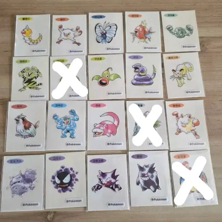 [BUNJANG] Pokemon Artwork Seal Trading Cards / 포켓몬 아트워크씰 판매