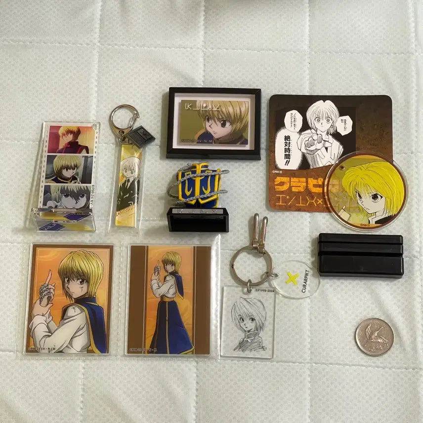 [BUNJANG] Hunter x Hunter Kurapika Official Goods Bundle Set / 헌터헌터 크라피카 공식굿즈 일괄