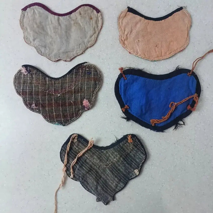 [BUNJANG] Vintage Embroidered Collar / 근대사 수집 민속품 빈티지 자수 5장