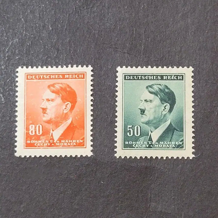 [BUNJANG] 1937 German Hitler Stamp Set (2 Varieties) / 1937년 독일 히틀러우표 2종