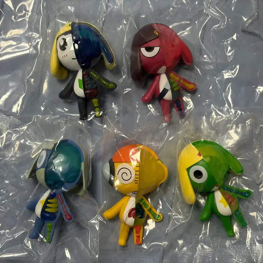[BUNJANG] Keroro Skeleton Full Set Gacha Sealed Bundle / 케로로 스켈레톤 풀세트 가챠 미개봉 일괄 판매