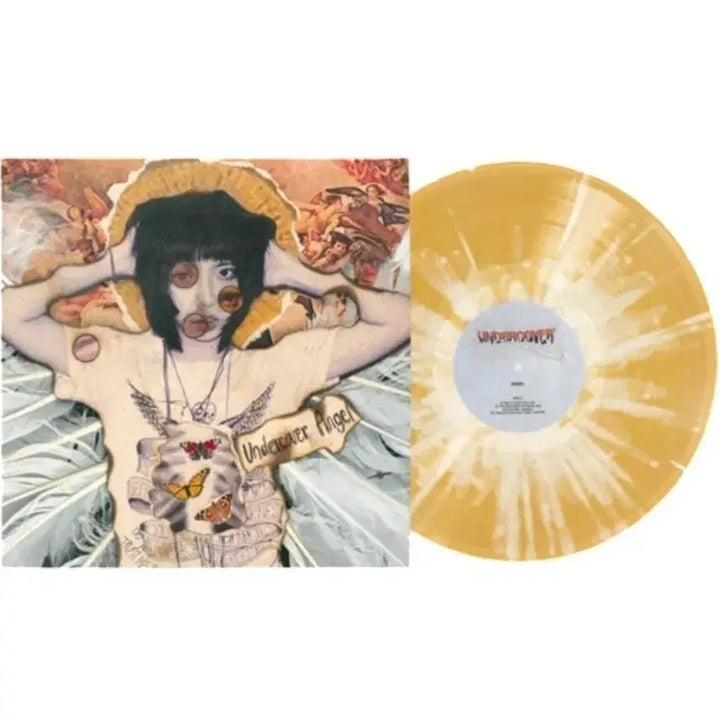 [BUNJANG] Swervy Official 1st Album Undercover Angel LP Gold &amp; White Splatter / 스월비 정규 1집 언더커버 앤젤 LP 골드 &amp; 화이트 스플래터