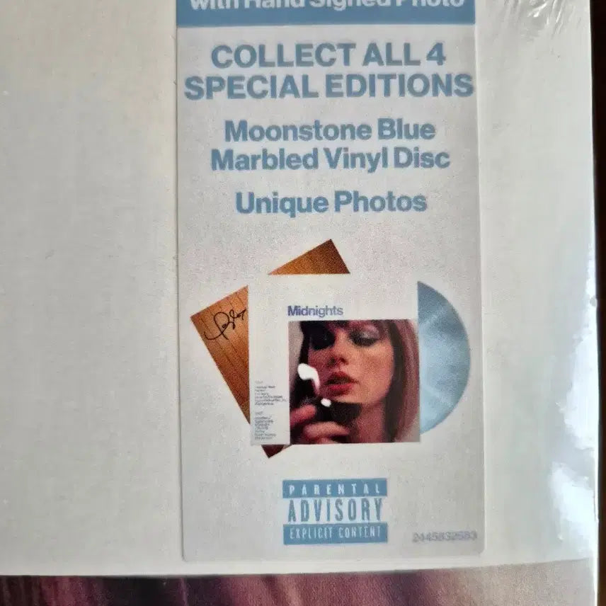 [BUNJANG] Taylor Swift Autographed LP Record (Extremely Rare, Sealed) / 초희귀) 테일러 스위프트 친필싸인 lp 음반