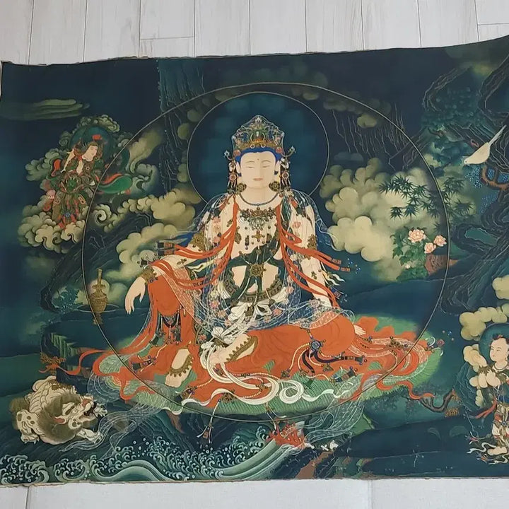 [BUNJANG] Suwol Gwanseum Buddhist Painting / 수월관음도불화