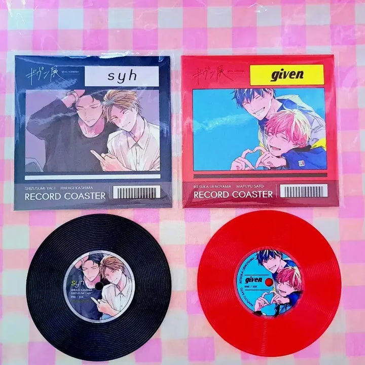 [BUNJANG] Given Exhibition Record-Style Coaster SYH / 기븐 전시회 레코드풍 코스터 syh &amp; given