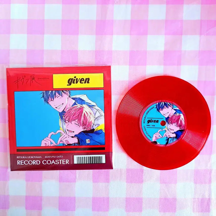 [BUNJANG] Given Exhibition Record-Style Coaster SYH / 기븐 전시회 레코드풍 코스터 syh &amp; given