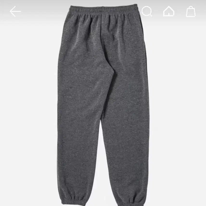 [BUNJANG] Unisex Gray &amp; Black Fleece Jogger Pants (Set of 2) / 회색&amp;블랙 일괄 기모 조거 팬츠 공용 S