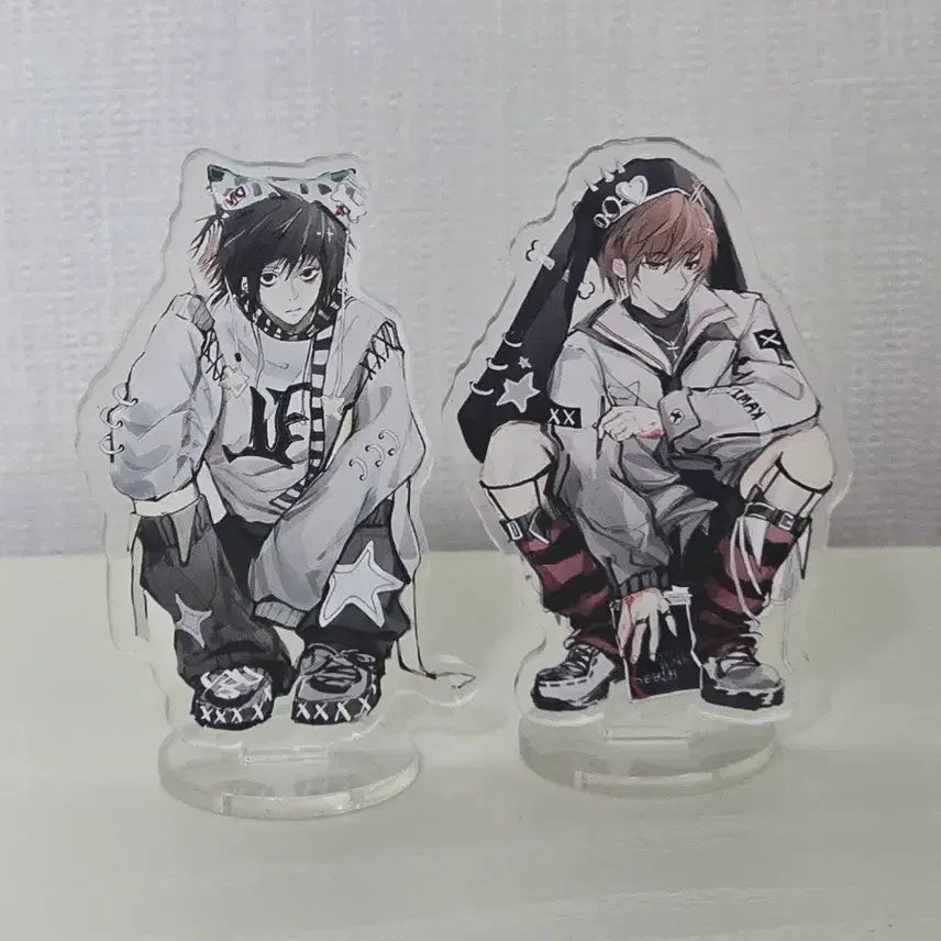 [BUNJANG] Death Note Light Yagami L Acrylic Stand / 데스노트 비공굿 아크릴스텐드 라이토 엘