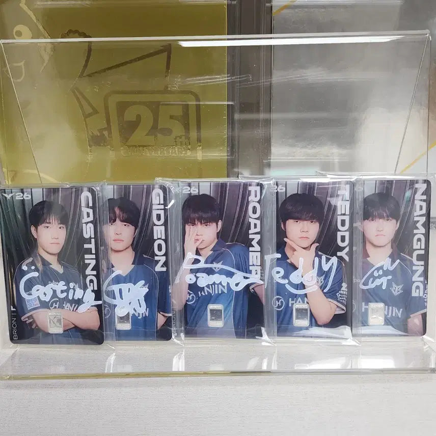 [BUNJANG] LCK Brion Signed Player Cards - Casting, Gideon, Roamer, Teddy, Namgung / 주말까지만 lck 싸인카드 브리온 로머,테디,남궁,캐스팅,기드온